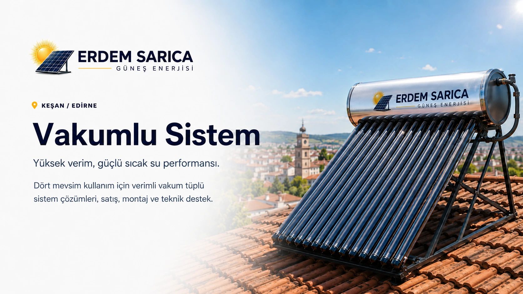 Vakumlu sistem güneş enerjisi slider görseli